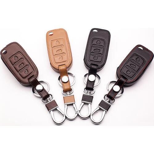 Car leather leather case for the VW POLO Tiguan Passat Golf EOS Scirocco for Jetta Bora Lavida Touareg key cover starline a93