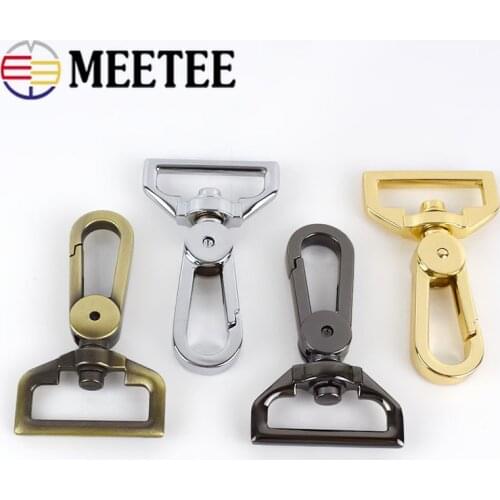 2/5pcs 25mm Metal Bag Buckles Dog Collar Key Chain Webbings Clasp Snap Hook Swivel Trigger Clips DIY Sewing Crafts E6-2