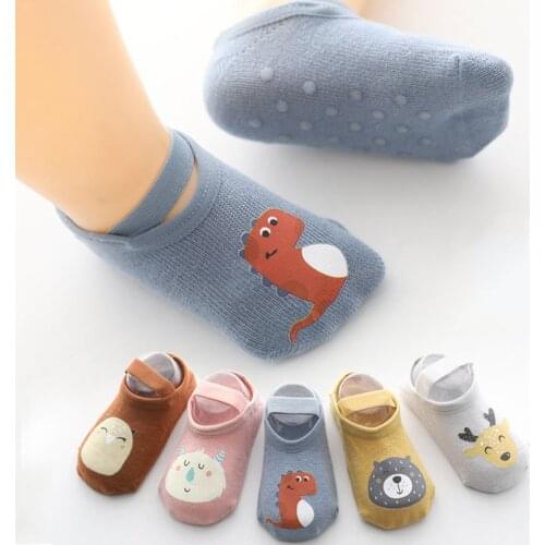 Newborn Baby Anti Slip Cotton Socks Shoes Toddler Boys Girls Summer Cute Animal Print Ankle Socks Infant Accessories