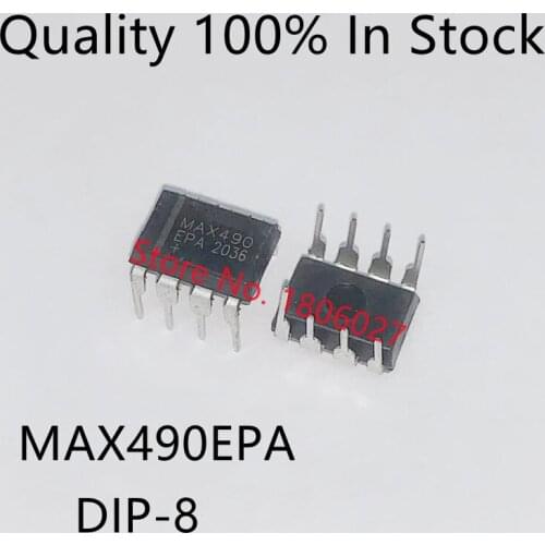 10PCS/Lot Spot hot sale UC3843BN UC3843 DIP-8 / UC3844BN UC3844 / MAX490CPA / MAX490EPA NEW Original