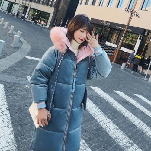 OLGITUM Women's Down Jackets With Fur