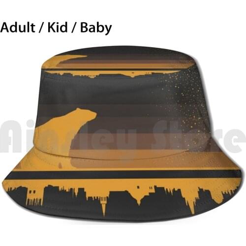 Iorek Byrnison Bucket Hat Adult kid baby Beach Sun Hats His Dark Materials Golden Compass Northern Lights Amber Spyglass