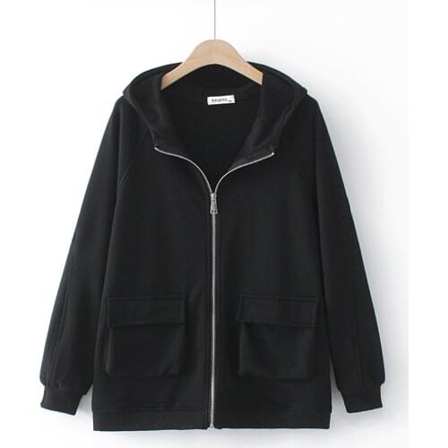 Plus Size Womens Hooded Hoodies Casual Printed Long Sleeved Spring Autumn Outerwear