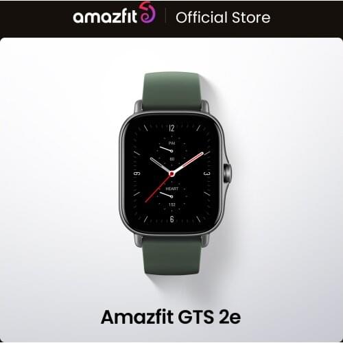 2021 Global Version Amazfit GTS 2e Smartwatch 1.65 Inch Sleep Quaility Monitoring 90 Sports Modes Swimming Smart Watch for Andri