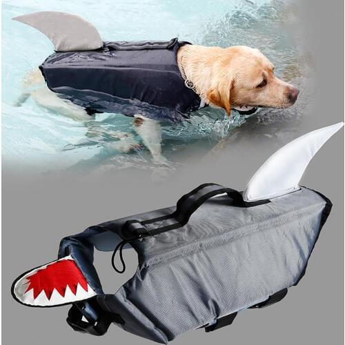 S/M/L/XL Pet Dog Life Jacket Fashion Reflecting Dog Saver Life Jacket Pet Swimming Vest for Dog Water Safety Swimming Suit