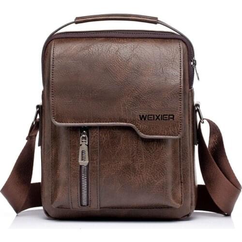 New Men Crossbody Bag Shoulder Bags Multi-function Men Handbags Large Capacity Split Leather Bag For Man Messenger Bags Tote Bag