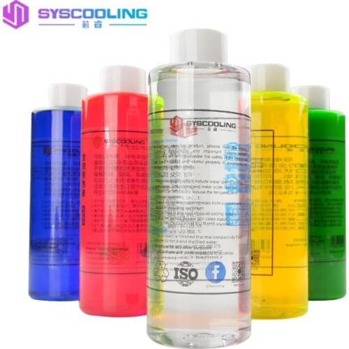 SYSCOOLING Transparent Color Water-cooled Thermal Fluid 500ML Coolant Computer Water Cooling Accessories