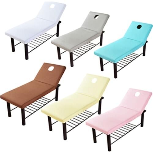 Universal Beauty Massage Bed Table Cover Bed Sheets Skin-friendly SPA Massage Treatment Table Cover with Face Breath Hole