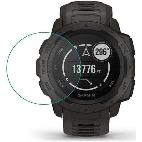 Tempered Glass Protective Film Clear Guard Protection For Garmin Instinct GPS Sport Watch Smartwatch Screen Protector Cover