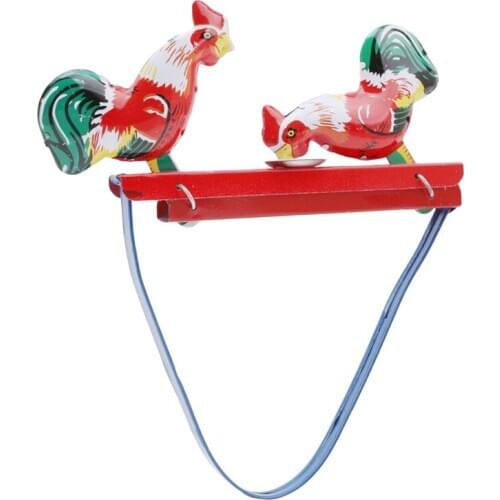 1Pc Iron Vintage Pecking Chicks Tin Model Toy Collectible Gift For Children Adult Baby Classic Toy Birthday Xmas Gift