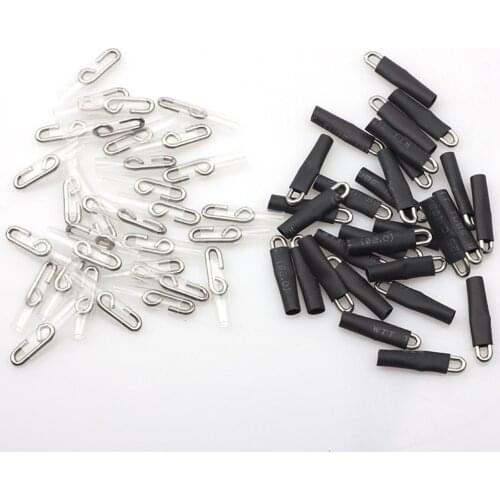 20pcs 25KG Max Drag Fishing Tools Quick Clip Swivel Heat Tube Fast Fishing Connector Carp Fishing Hook Accessories