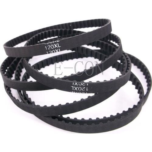 5pcs 120XL Timing Belt L031 60teeth Width 0.31inch(8mm) XL Positive Drive Pulley for CNC Stepper Motor and engraving machine