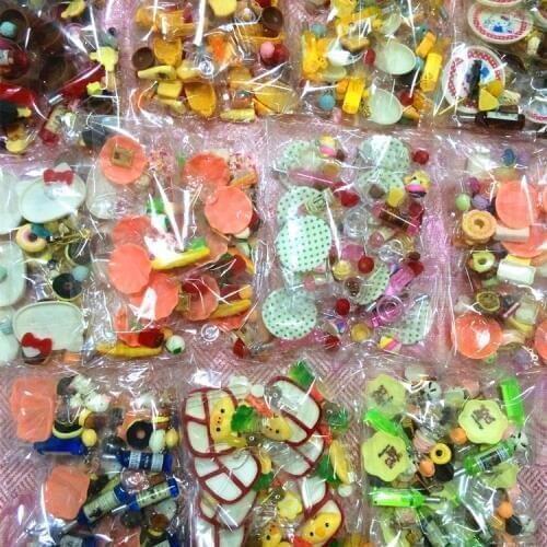 60Pcs/lot Doll Re-ment Mini Food Tableware Miniatures Lovely Dollhouse Meal Drink Megahouse For Barbies BJD Doll House Play Toys