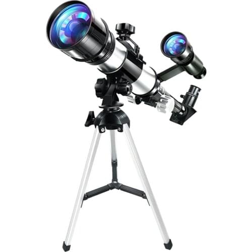 70mm Astronomical Reflector Telescope Kit and Tripod Moon filter Finder Scope for Moon Viewing