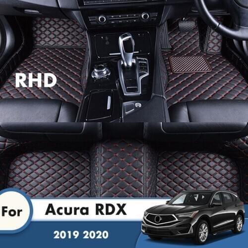 RHD Car Floor Mats For Acura RDX 2019 2020 Carpets Waterproof Custom Styling Auto Accessories Interior Decoration Foot Pads Rug