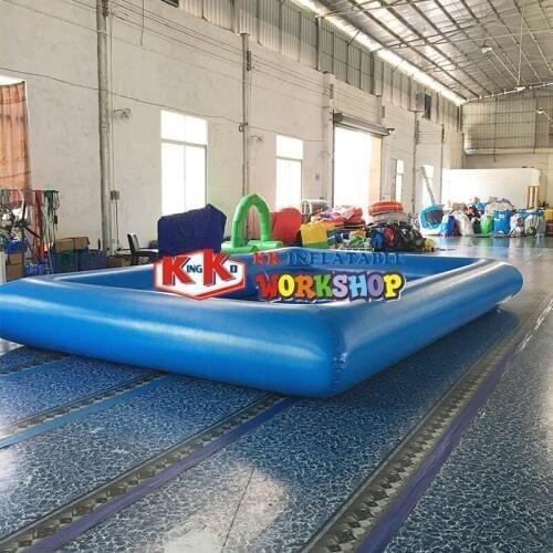 Big sand and water play area , inflatable sand pool, Square inflatable children play sand pool for kindergarten