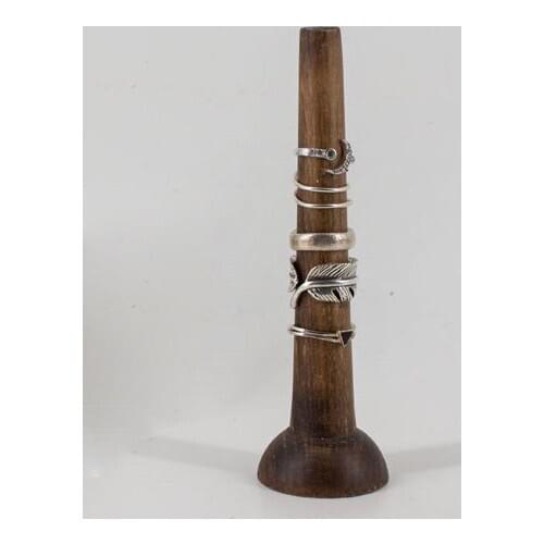 Wood Ring Display Holder Old Made Wood Ring Showcase Jewelry Display Holder Jewellery Display Stand