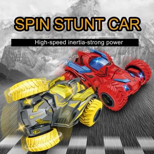 Kids Toy Car Fun Stunt Vehicle Inertia Friction Pullback Toy Safety Crashworthiness Fall Resistance Shatter-Proof Off-Road Car
