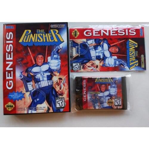 Genesis Game : The Punisher ( USA Version!! box+manual+cartridge!! )