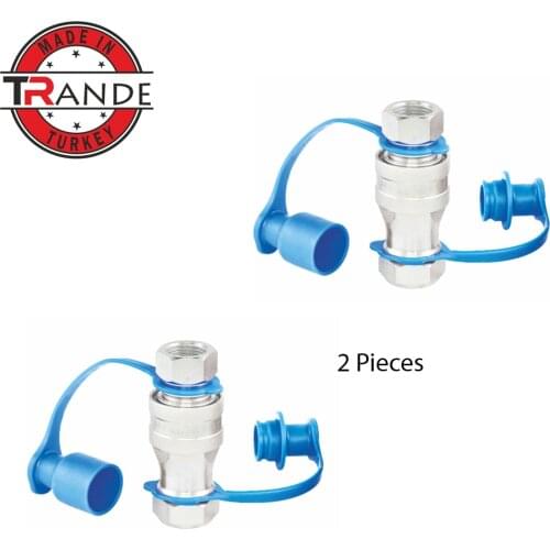 Hydraulic Jack Male - Female Coupling R 1-2 inch Universal Using for Tractor, Dump Track and Agricultural Equipments 2 Set