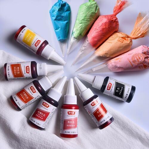 30ml baking ingredients food color rainbow cake fondant decorating color macaron material