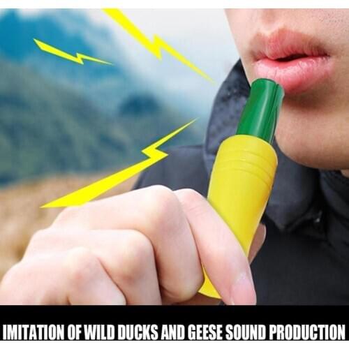 Outdoor Hunting Imitation Duck Call Whistle Lure Wild Duck Pheasant Wild Goose Plastic Whistle Voice Hunting Decoys Accessory