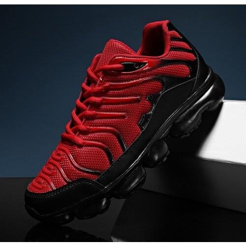 2021 Summer Male Sneakers Fashion Air Cushion Sports Breathable Running Shoes Solid Men Casual Platform Shoes Zapatos De Hombre