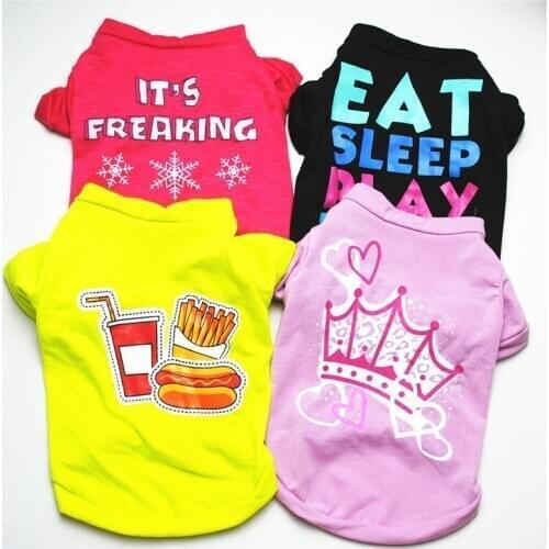 Summer Dog Clothes for Small Dog Clothing Pet Clothes for Dogs Jacket Clothing for Chihuahua Teddy Costume Pet Products Puppy