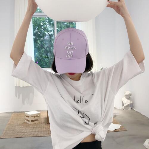 Fashion Casquette Summer Baseball Cap Women Korean Ulzzang Harajuku Fresh Purple White Snapback Hats Girls Casual Hip Hop Caps
