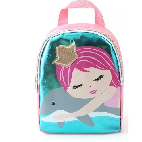 Under Nineteen Fashion Mermaid Princess Girls School Bags Kids Backpack Children School Bag kindergarten