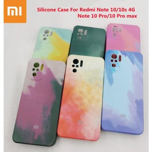 Xiaomi Redmi Note 10/10S 4G TPU Case Soft-Touch Back Protective Shell Silky Silicone Redmi Note 10 Pro/10 Pro max Phones Cover