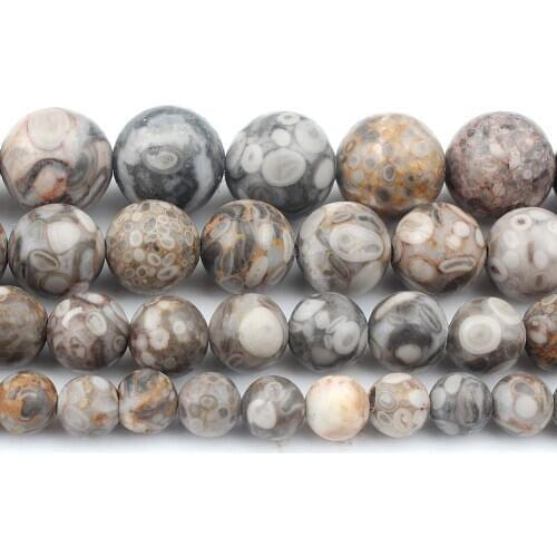 Natural Maifan Stone Lava Volcanic Rock Round Loose Beads for Jewellery Making DIY Bracelet Necklace 6/8/10/12mm 15 Inch
