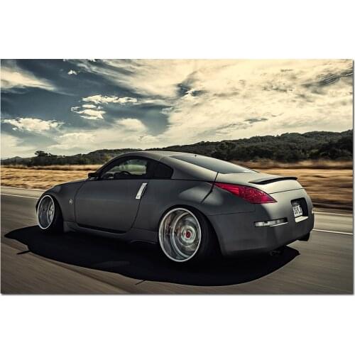 Nissan 350Z Sports Cars Wallpaper Vehicle Posters and Prints Canvas Wall Art Modern Painting for Home Decor
