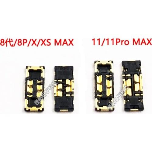 Battery FPC Connector Clip Plug On MotherBoard For iPhone 8 8 Plus X XR XS XS Max 11 11 Pro 11 Pro Max