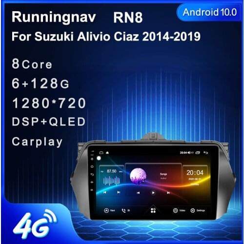Runningnav For Suzuki Alivio Ciaz 2014 2015 2016 2017 2018 2019 Android Car Radio Multimedia Video Player Navigation GPS