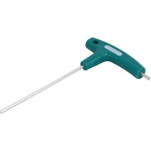 3mm Tip T Shaped Handle Metric Hexagon Spanner Hex Key Wrench Repair Tool