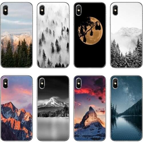 Mountain Tree Forest Silicone Phone Case For Samsung Galaxy M30 J8 J7 J5 Pro J6 J4 Prime A6 A8 A9 Plus J3 2018 2017