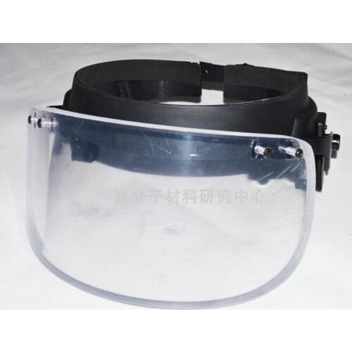 NIJ IIIA outdoor tactical bulletproof glass mask is suitable for m88 Mickey 03 pasgt Helmet fcae shield