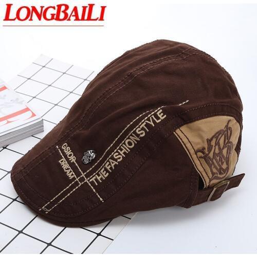 Spring Fashion Mens Beret Hats Leisure Visor Caps Mens Newsboy Caps SHDB018