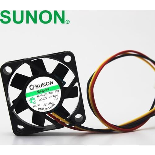 1pcs ME40101VX-000U-A99 DC 12V 1.60W mini cooling fan 40mm 40*40*10MM