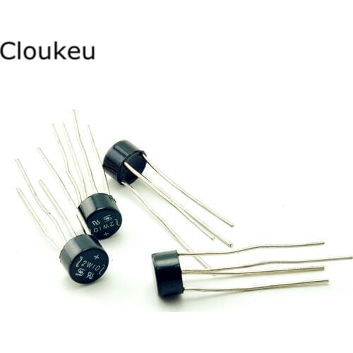 10Pcs 2W10 DIP4 Round 2A 1000V
