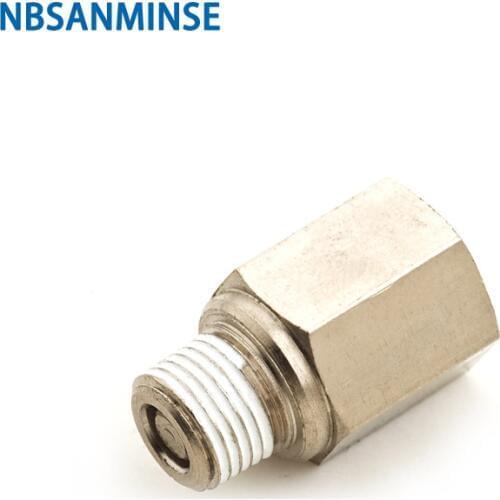10Pcs/Lot PCVF 1/8 1/4 3/8 1/2 Check Valve Fittings Pneumatic Air One Way Non Return Valves Brass Thread NBSANMINSE