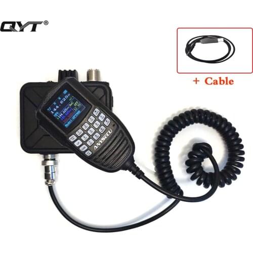 Car Moblie Radio WP-9900 25W Dual Band 136-174 & 400-480MHz Two Way Radio Mini Walkie Talkie + Programming Cable