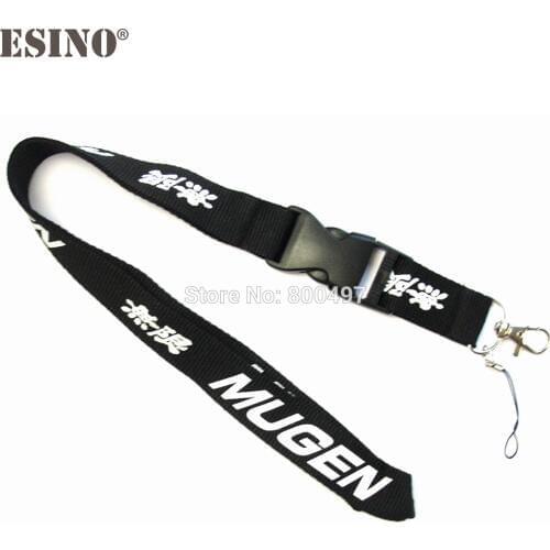Car Styling Creative Design Car Accessory Lanyard Detachable Camera Strap Badge ID Running Cell Key Ring for Mugen Power