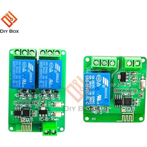 Single Dual Channel ESP8266 Chip Remote Control WiFi Relay Module DC 5V WIFI Wireless Board IOT Smart Home Intelligent Switch
