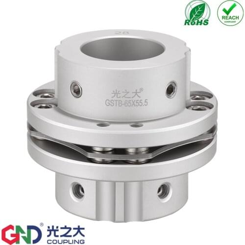 GSTB 8 screw high rigidity step type single diaphragm keyway series shaft coupling