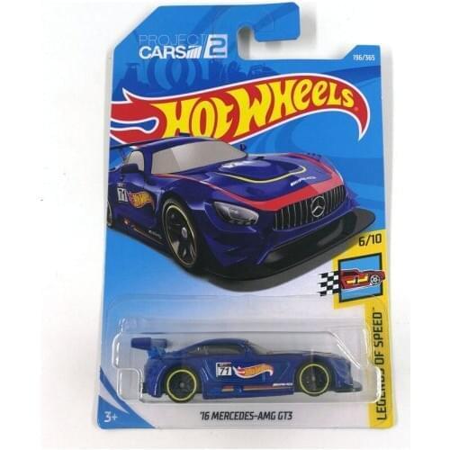 HOT WHEELS CARS 1/64 16 MERCEDES-AMG GT3 Collector Edition Metal Diecast Model Cars Kids Toys Gift