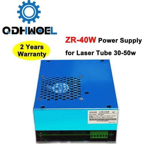 Co2 Laser Power Supply 40w for 30W 40W 50W Co2 Glass Laser Tube