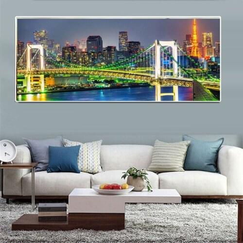 New AB Diamond Painting Paris City Cross Stitch Diamond Mosaic Night Scenery Rhinestone Art Bead Embroidery Kit Home Decoration