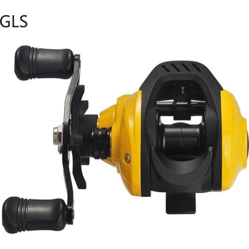 NEW High Quality Baitcasting Fishing Wheel 17+1BB 7.2:1Gear Ratio Metal Rocker Lightweight Body 8kg Max Drag Fishing Reel